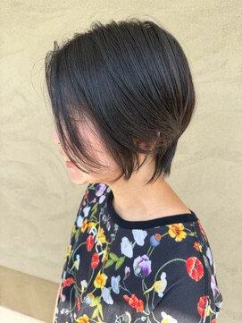 ラポール 蟹江(RAPPORT) 【骨格補正】艶感ショートボブで小顔魅せ朝ラクヘア