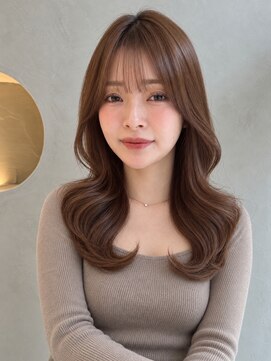 ルーチェ 溝の口(Luce) 韓国風くびれレイヤー×マロンベージュ