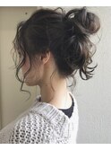 ☆chouchou☆ルーズお団子ヘアアレンジ