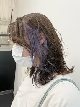 アヴァンス 京橋店(AVANCE) パープルインナー×フォギーベージュ