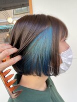 ヘアーラボ ハチ(HAIR LABO HACHI)&nbsp;ボブ×無一郎グリーン☆