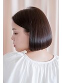 mini BOB ストレート/白髪染め/ヘッドスパ/リタッチ