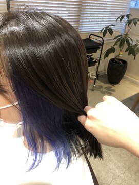 エイト 溝の口店(EIGHT) 【EIGHT mizonokuchi】インナーカラーブルー