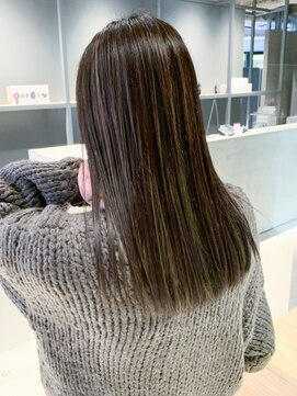 アイティーバイアルバム 八王子店(IT by ALBUM) ハイライト_アースカラーくびれヘアツートンカラー_ba378802