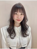 ゆるふわロング/レイヤーカット/シースルーバング