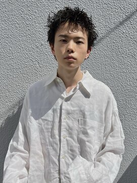 ヒュージ 三軒茶屋(huge) アップバング/束感ショート/ツーブロックマッシュ/コンマヘア