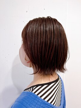 リッチアンドアンジー(RICCI&ANGIE) 外はねボブ 大人可愛い ミディアム 春カラー ピンク