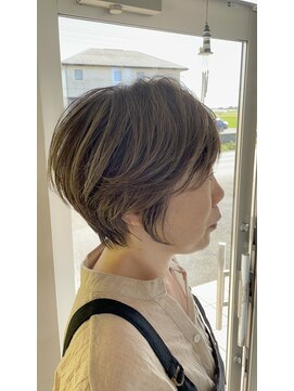 ヘアーサロン凛 白髪ぼかしショート