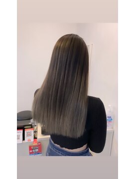 リベルテ 岡崎店(Liberte) ダブルカラー♪ホワイトベージュグラデーション