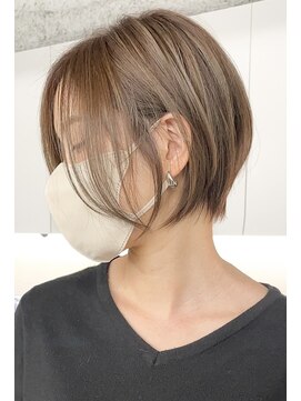 ボーテコンシェル 錦糸町(beaute concier) ミルクティーベージュダブルカラーインナーカラーケアブリーチ