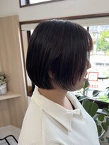 メロウ(mellow)&nbsp;ボブ×白髪ぼかしカラー