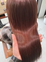 テラスヘア 三条(TERRACEhair) 髪質改善艶カラー【チェリーレッド】