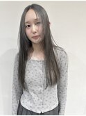 ダブルカラー ブリーチ グレージュ 大須