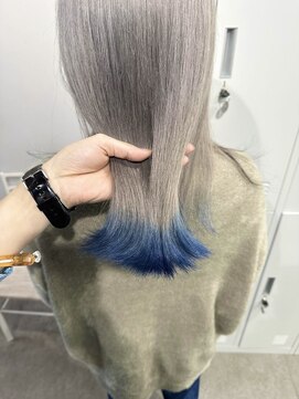 リグ 横浜(Lig.) グレーアッシュグレージュカラーエンドカラーブルーカラー