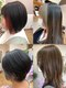 エミュウ(Emue)の写真/女性ならではの目線であなたに似合う理想の仕上がりに！すきばさみを使わない高いカット技術で扱いやすさ◎