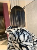 プルエクステ 10代 20代 ハイライト 外国人風カラー ボブ
