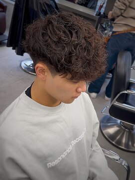 グルーマーズトウキョウ(GROOMER/S TOKYO) スペインカールスパイキーショートブルーブラックメンズ神保町