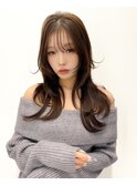 小顔レイヤーカットミディアムレイヤーレイヤーロング【日本橋】