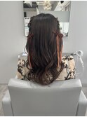 お呼ばれヘアセット♪おろしスタイル