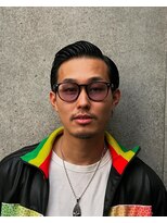 ビンゴ(BINGO)&nbsp;2202黒髪スキンフェードビジネスサイドパート渋谷バーバー