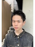 【立体感を生む刈り上げ】ツーブロックショート
