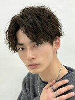 エデアンホンテン メンズサロン(EDEAN 本店 (旧:EDEAN 上通)) 熊本波巻きツイストスパイラルセンターパートフェザーショート