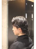 Curly mullet