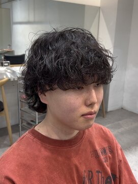 フィフス 渋谷(fifth) 渋谷無造作パーマメンズウルフ波巻きスパイラルパーマツイスパ