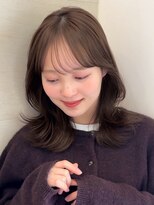 ラフ フロム ガーデン(Laf from GARDEN)&nbsp;ミディアム/レイヤーカット/顔周りカット/透明感カラー