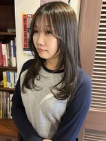 エンベロープス 中目黒(Envelopes)&nbsp;透明感レイヤー × オリーブベージュ