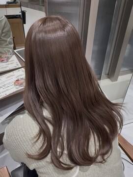 フォルテロゼ 横浜(FORTE rose) ブリーチなしで透明感カラー/オリーブグレージュ