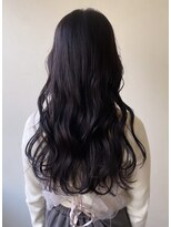 エクラート イーリス 高田馬場店(ECLART IriS)&nbsp;ダークラベンダーグレージュ×大人ゆる巻きロング