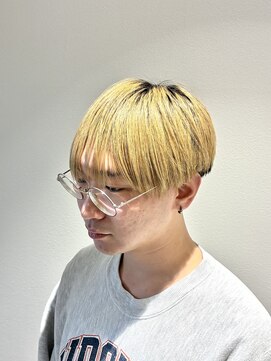 クレスエディット(CLESC'EDIT.) 東武練馬 メンズカット ハイトーンラウンドマッシュ