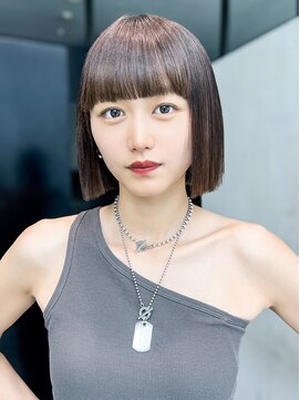 アルバム 新宿(ALBUM SHINJUKU) ニュアンスカラーカーキベージュフレンチカジュアル_F0209