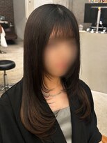 山野愛子美容室 銀座店&nbsp;ミディアムレイヤーカット顔まわりレイヤーハイレイヤーカット