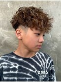 レイヤーカットブリーチなしダブルカラーハッシュカット韓国