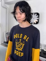 丹&nbsp;men's/cutのみで癖活かしbob.