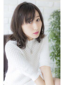 アジールヘア 池袋東口店(agir hair) 大人かわいい ナチュラルミディ♪【池袋】池袋池袋東口