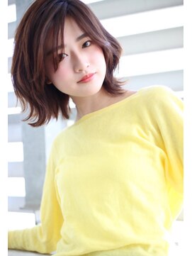 レシェル 多治見店(RECIEL) RECIEL多治見☆ラフ外ハネウエーブ☆ by安藤