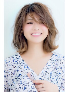 アリエッタ(aRietta) 【aRietta/銀座】モーブカラーの無造作ウェーブくびれモディ