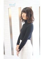 ムゥフ ヘアーアンドアイラッシュ(mouf hair&eyelash)&nbsp;【ｍｏｕｆ】とろみミディアムレイヤー