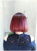 パープルレッドボブ
