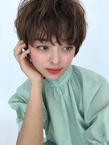 ラカーロ(La CARO) La CARO 大人可愛い束感ショート　ベージュ×ハイライト　by市橋