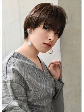 ユノ(juno) 【Lepes】スリークハンサムショート★ダークアッシュグレージュ