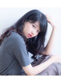 【UNIX湘南平塚】地毛風ヌーディーカール[アッシュブラック]