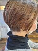 【ボブヘア/大人ショート】横顔美人ショートボブ/30代/40代/50代