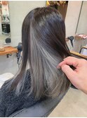 パールホワイトのインナーカラー《春日井　Regalo　レガロ》