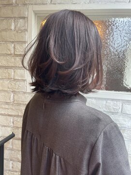 ニア 清澄白河(nir) 〈清澄白河 半個室〉レイヤーボブ/ピンクベージュ