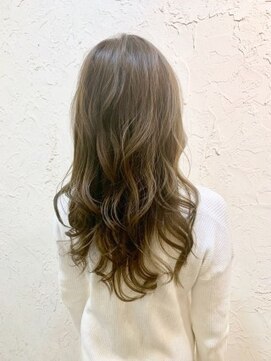 フロール(Flor) 【flor 戸塚】*無造作ウェーブ+カーキグレージュ*