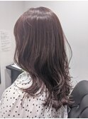 ピンクカラー×サマーカット×ピンクベージュ